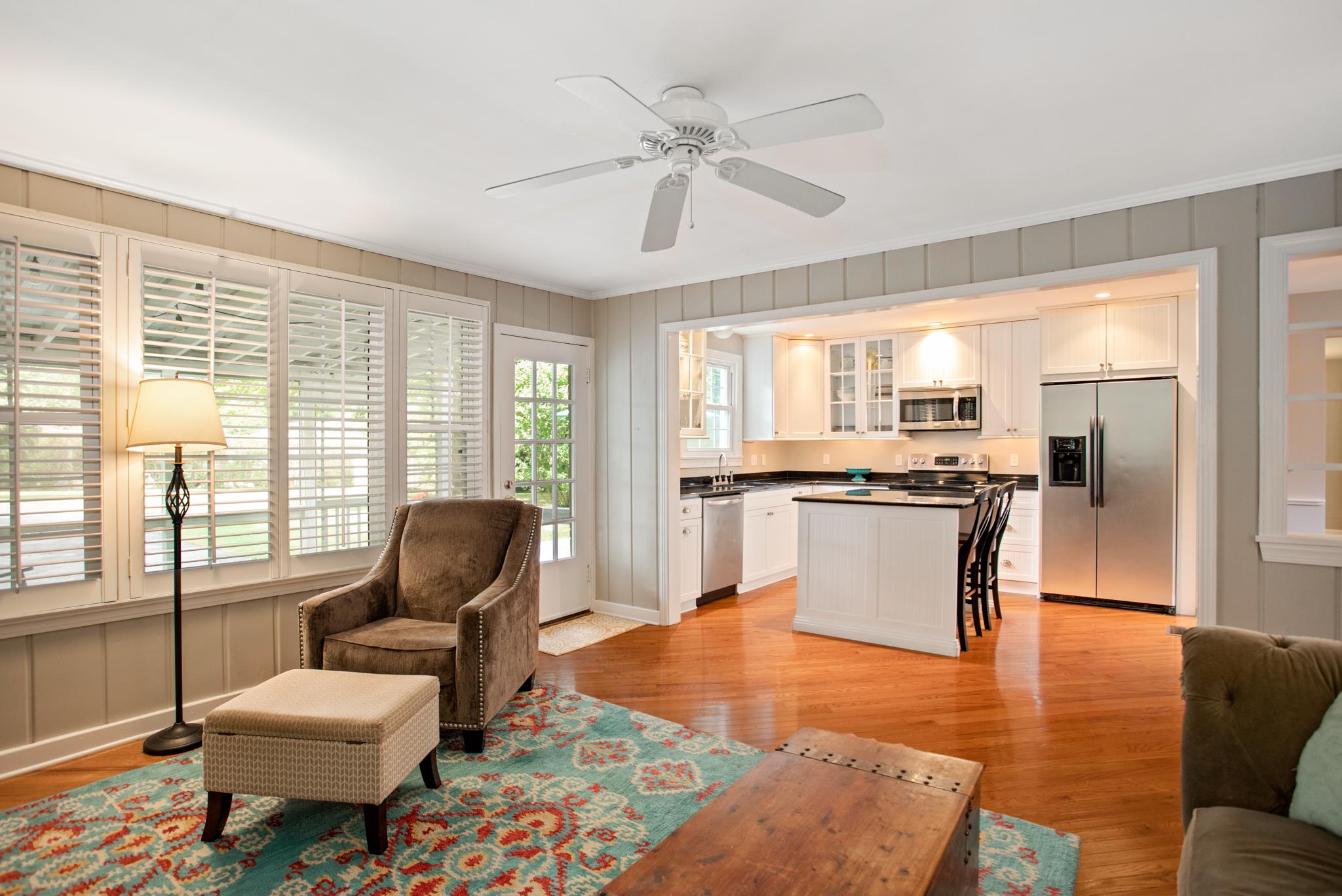 608 Crieve Road Nashville, TN 37220 - Photo 10 of 23 The den opens up to the Kitchen and walks out to the screened in deck
