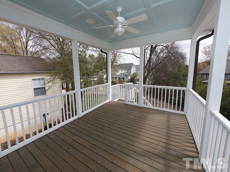 2004 Wiggs Street Raleigh, NC 27608 - Photo 13 of 25 a view of balcony with wooden floor
