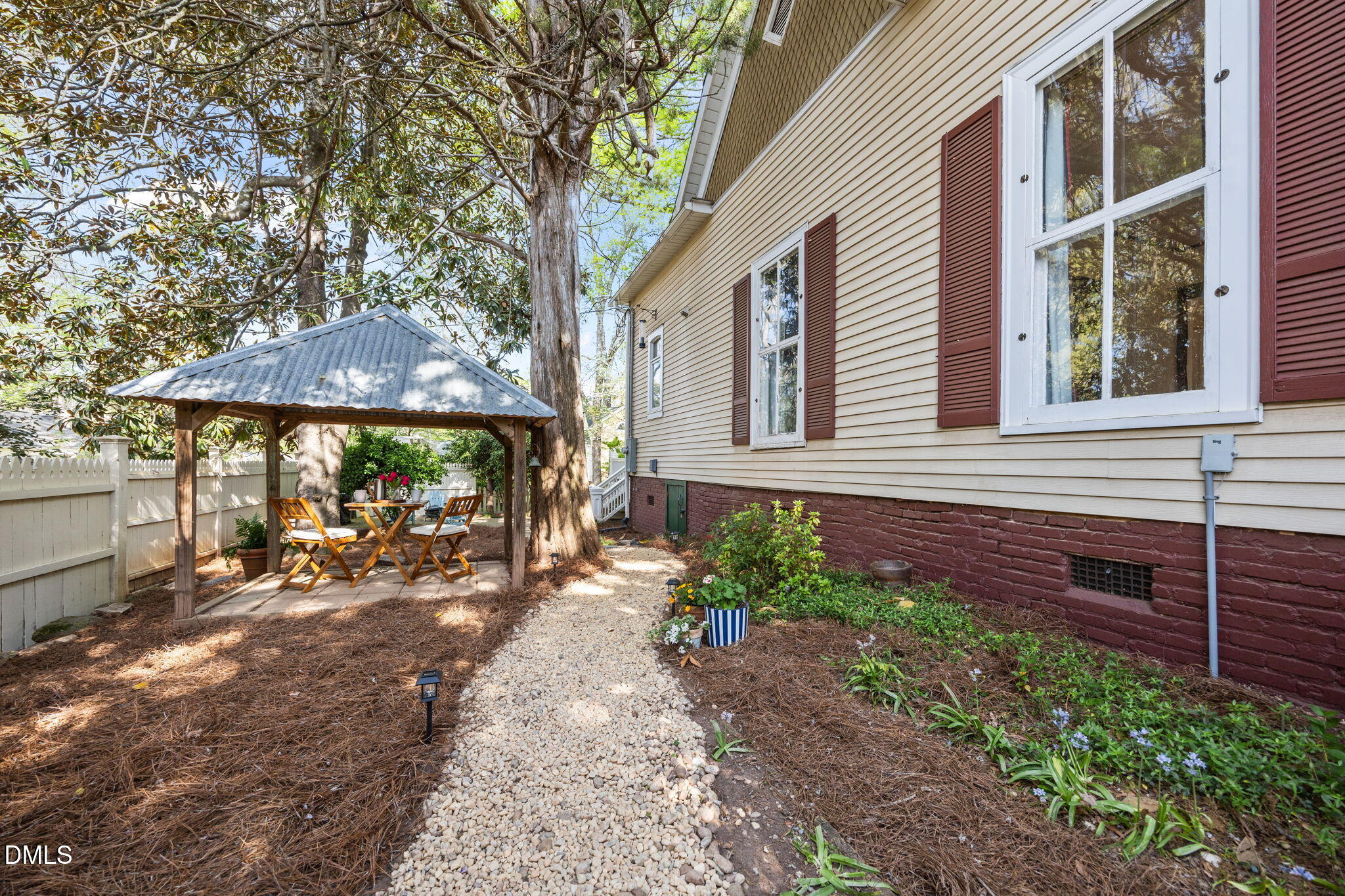 554 South Main Street Wake Forest, NC 27587 - Photo 45 of 78 a view of a house with backyard and sitting area