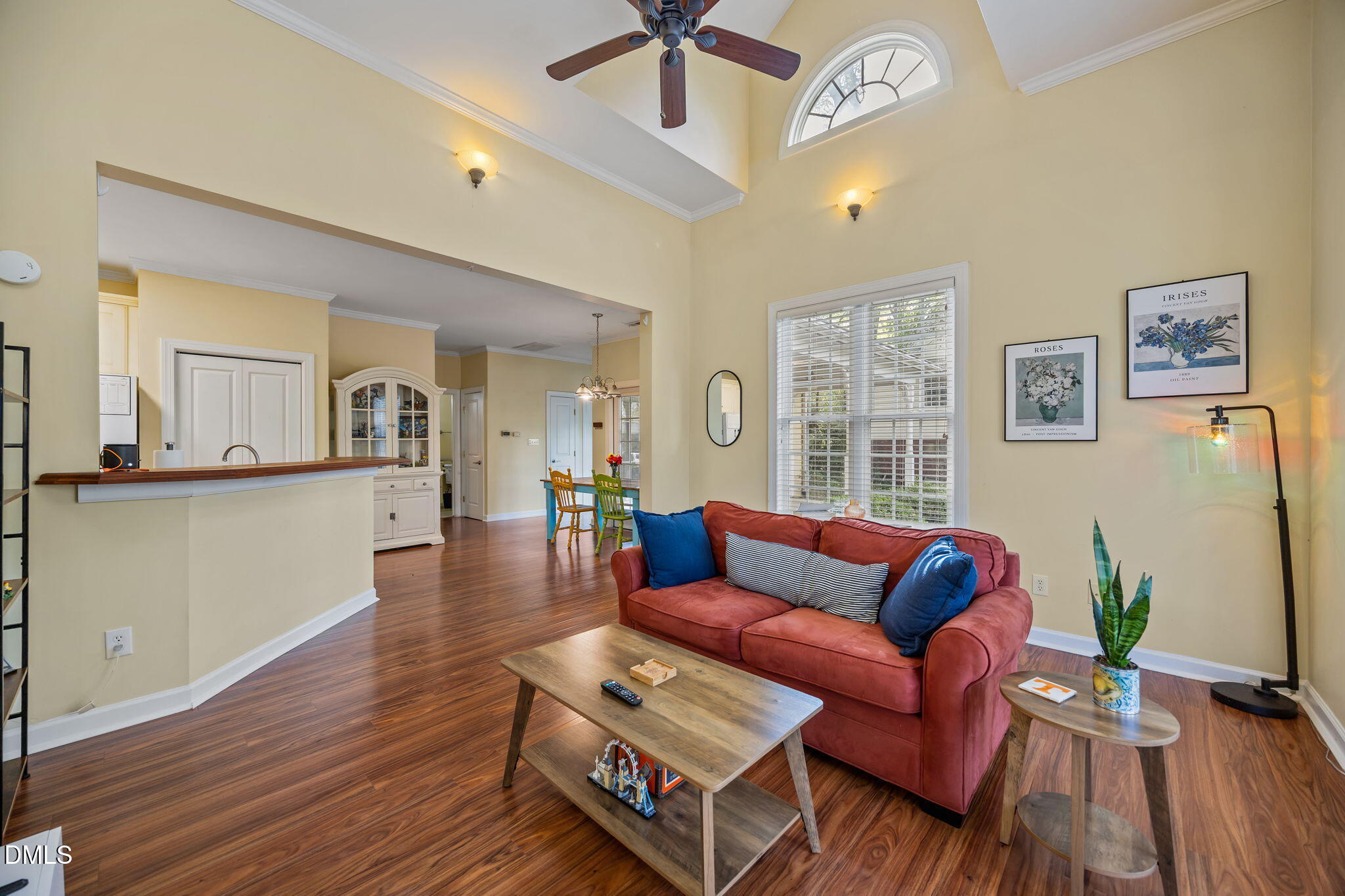 554 South Main Street Wake Forest, NC 27587 - Photo 61 of 78 a living room with furniture and a wooden floor