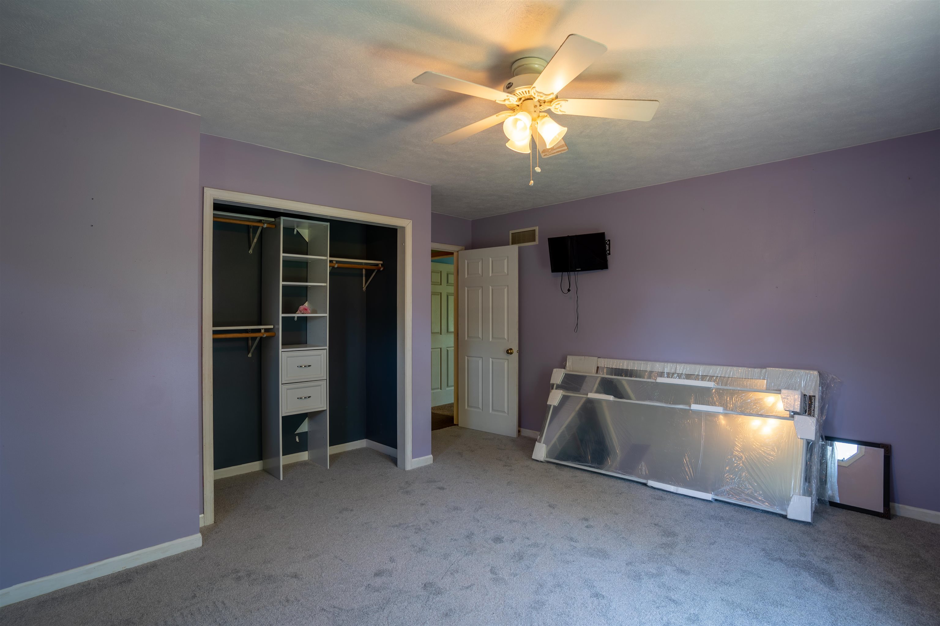 9976 Freeport Road Durand, IL 61024 - Photo 25 of 49 an empty room with chandelier fan