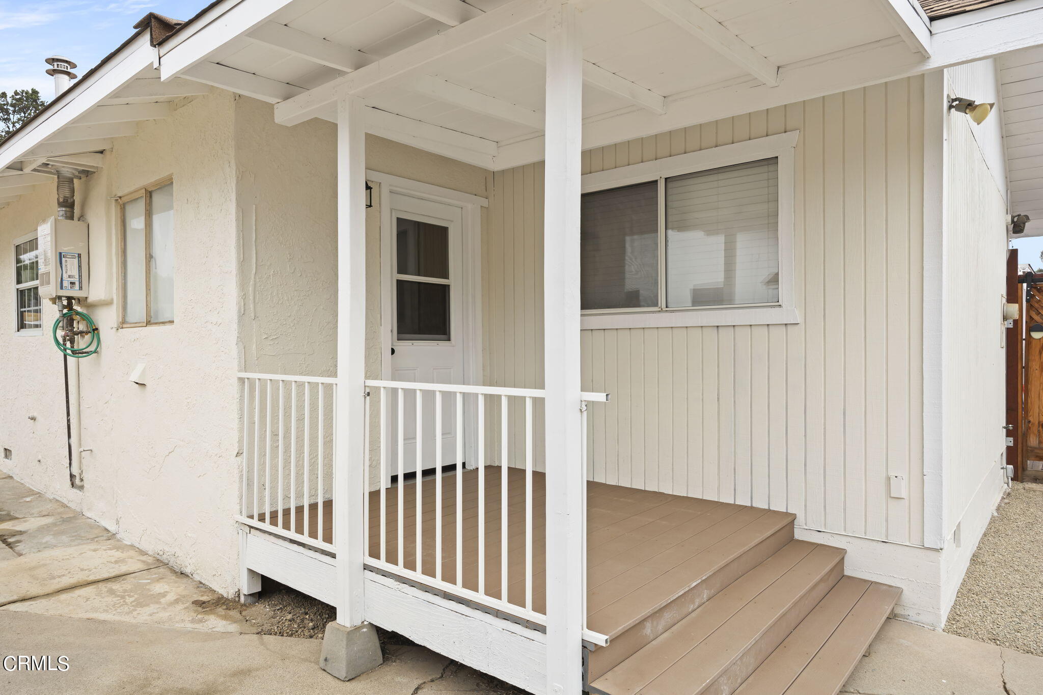 929 Devereux Drive Ojai, CA 93023 - Photo 36 of 40 a view of a porch with a door