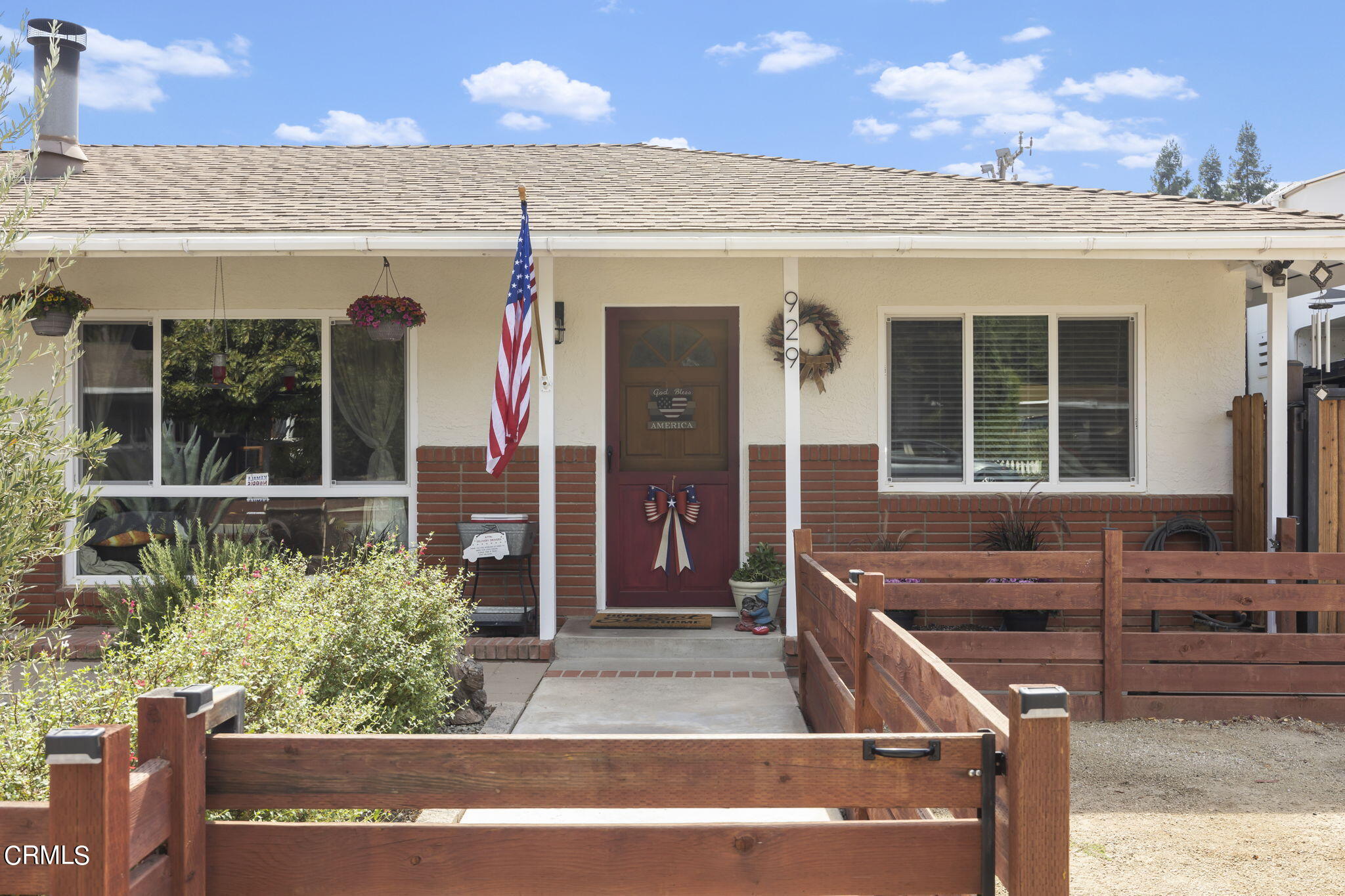 929 Devereux Drive Ojai, CA 93023 - Photo 5 of 40 front view of a house with a porch