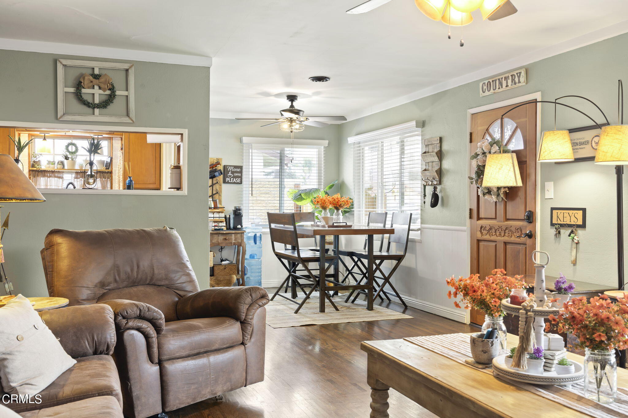 929 Devereux Drive Ojai, CA 93023 - Photo 10 of 40 a living room with furniture and wooden floor