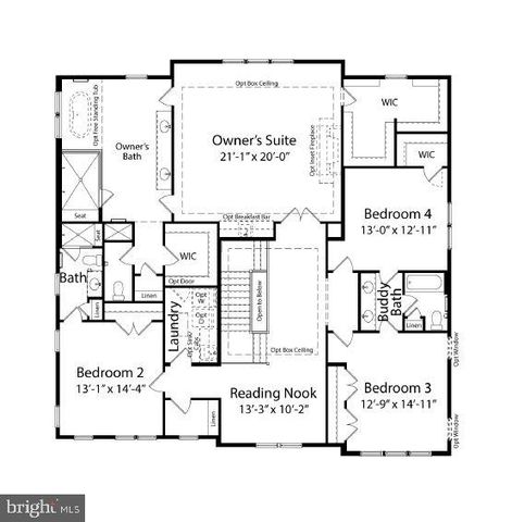 a view of a livingroom with wooden floor and a bathroom