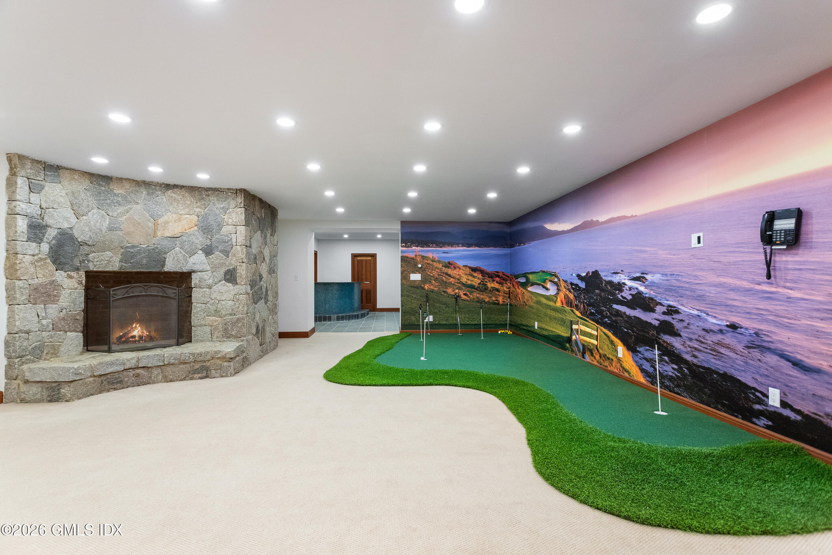 386 North Street Greenwich, CT 06830 - Photo 26 of 31 Lower Level Rec Room