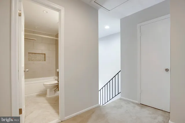 a view of an empty room