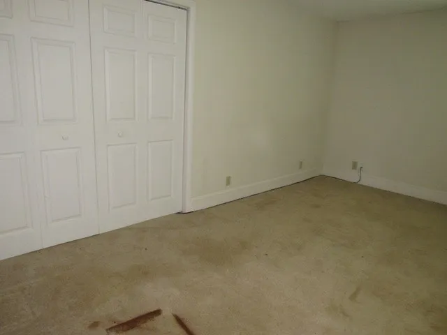 an empty room with a empty space