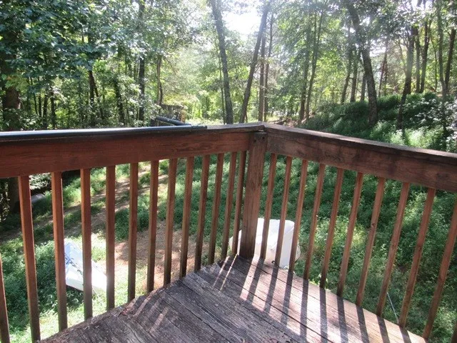 a view of outdoor space with deck