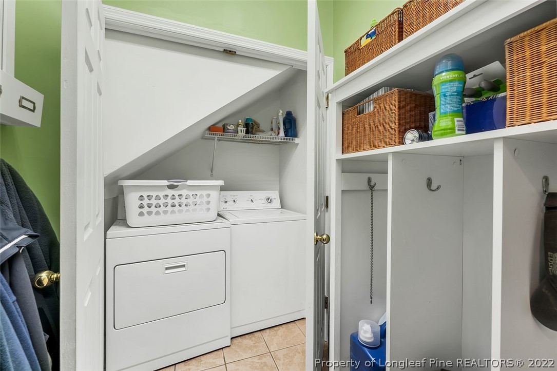 145 Covenant Road Carthage, NC 28327 - Photo 26 of 42 a utility room with dryer and washer