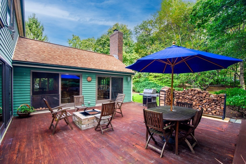 29 Sheridan Road Wellesley, MA 02481 - Photo 29 of 32 a view of a house with backyard sitting area and garden
