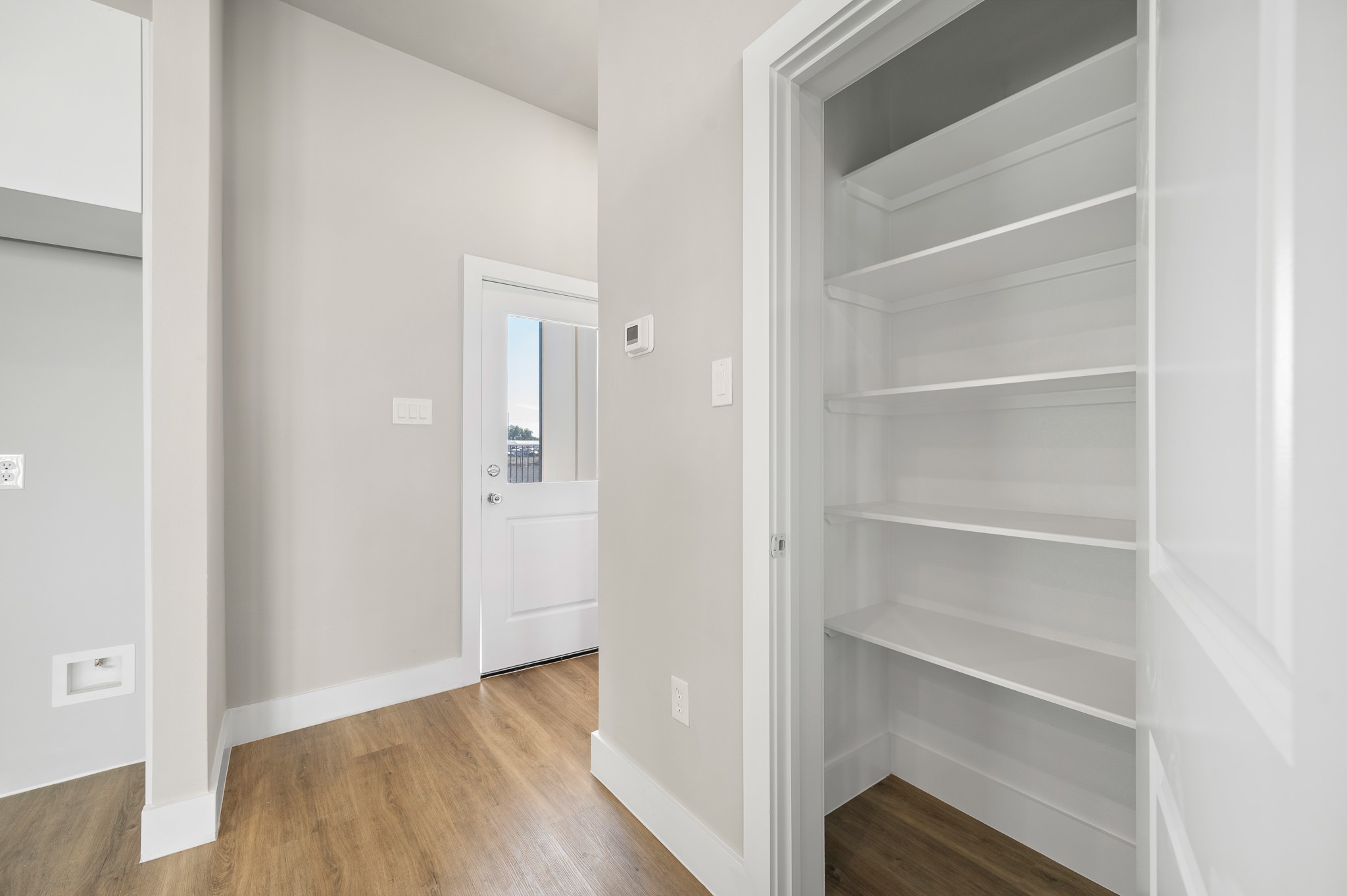 6702 Metro Boulevard, Unit 12 Houston, TX 77083 - Photo 11 of 48 a view of an empty walk in closet