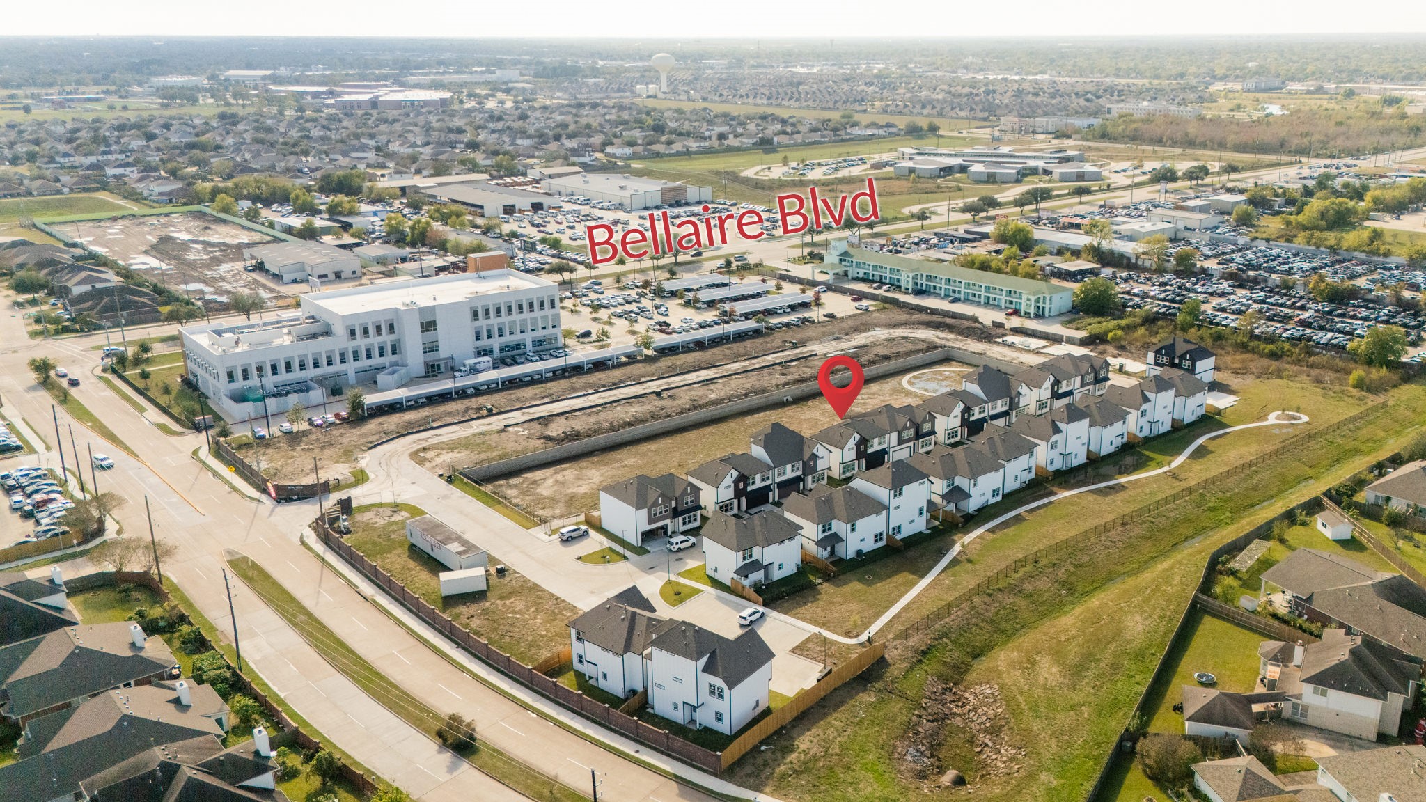 6702 Metro Boulevard, Unit 12 Houston, TX 77083 - Photo 40 of 48 an aerial view of a city