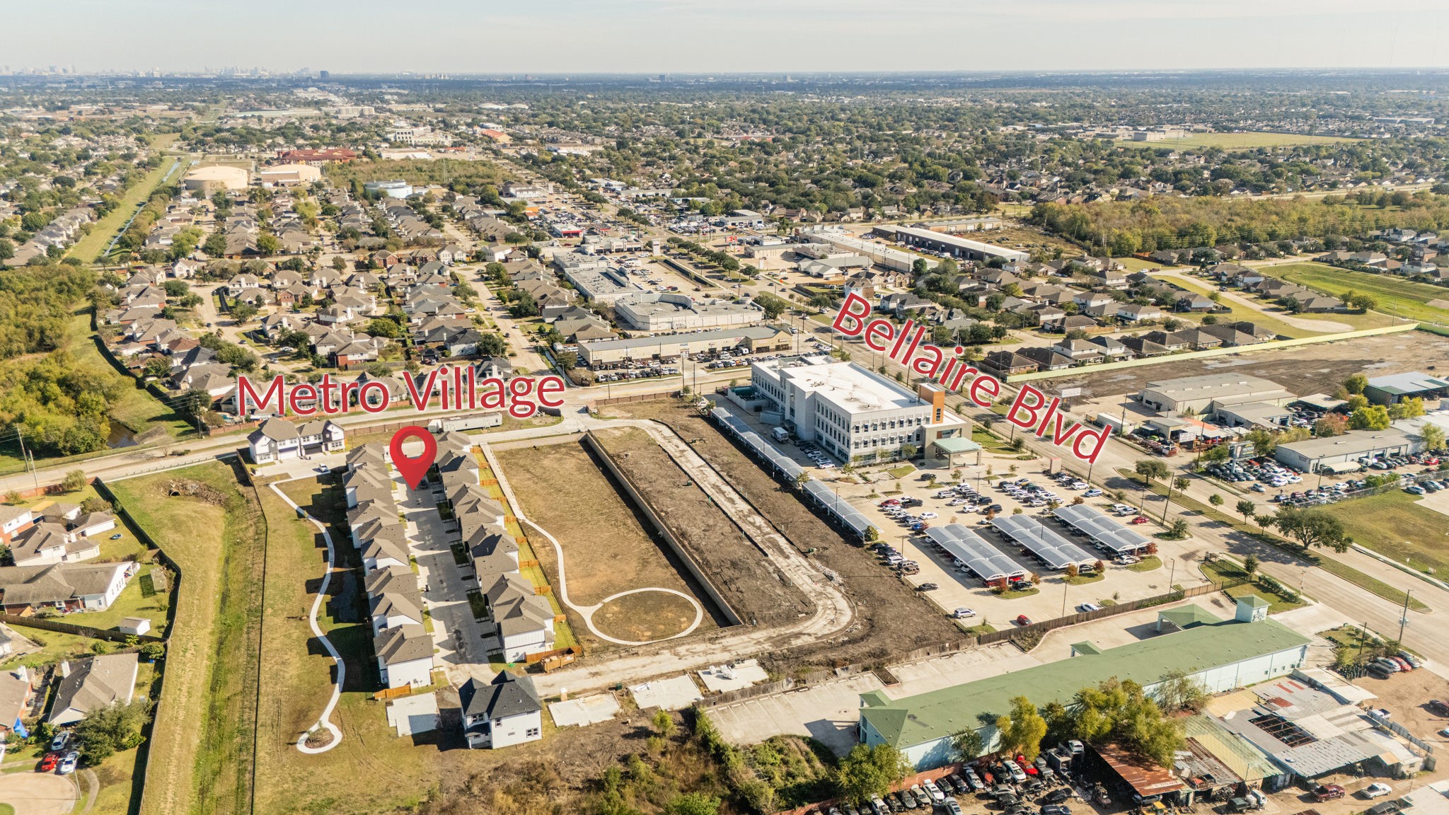 6702 Metro Boulevard, Unit 12 Houston, TX 77083 - Photo 41 of 48 an aerial view of city