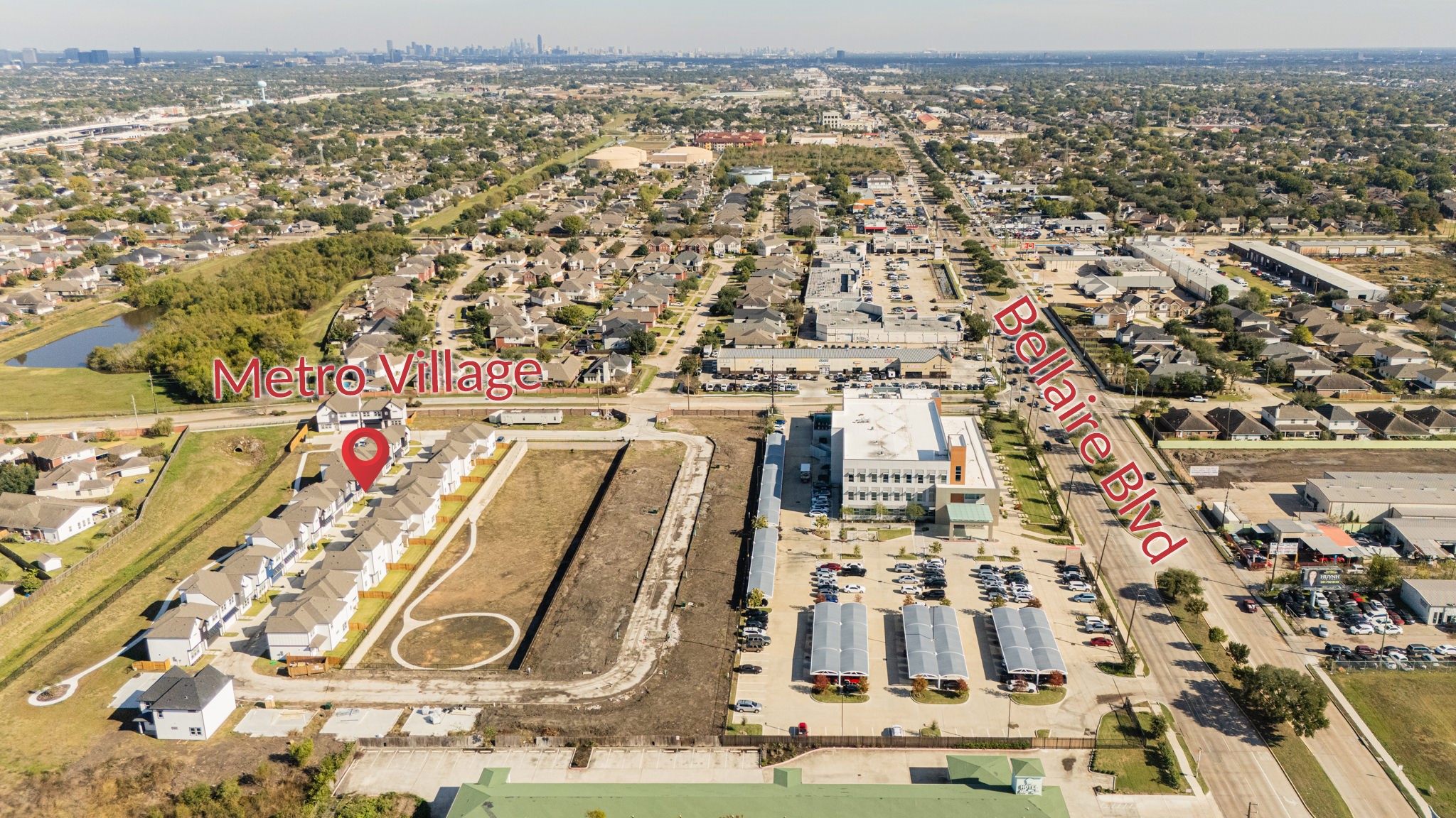 6702 Metro Boulevard, Unit 12 Houston, TX 77083 - Photo 42 of 48 an aerial view of multiple house