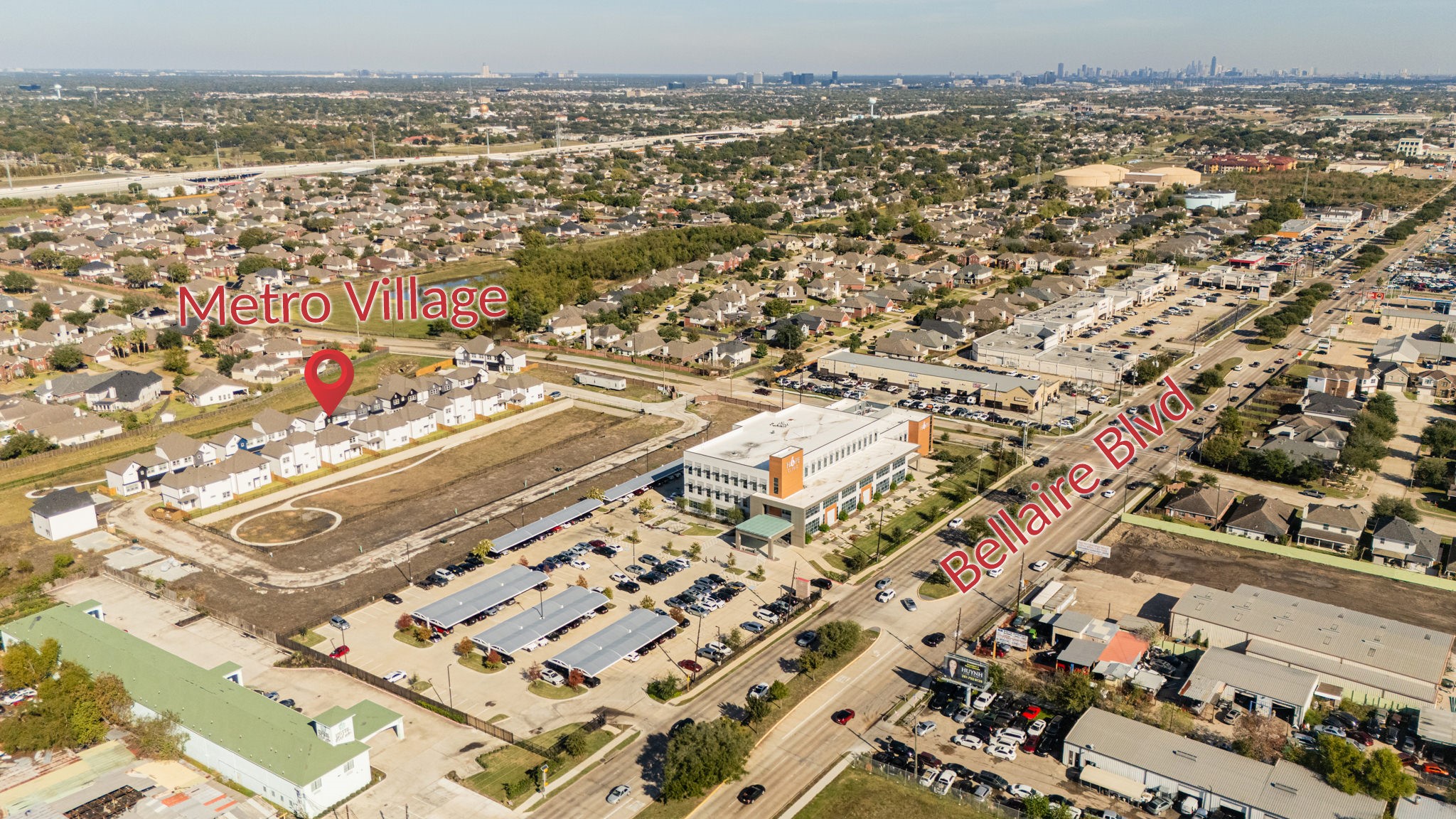 6702 Metro Boulevard, Unit 12 Houston, TX 77083 - Photo 43 of 48 an aerial view of a city