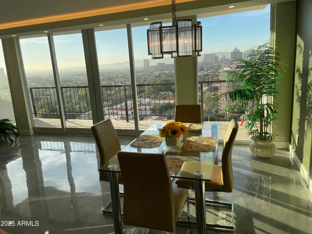 a view of a bathroom with a large window