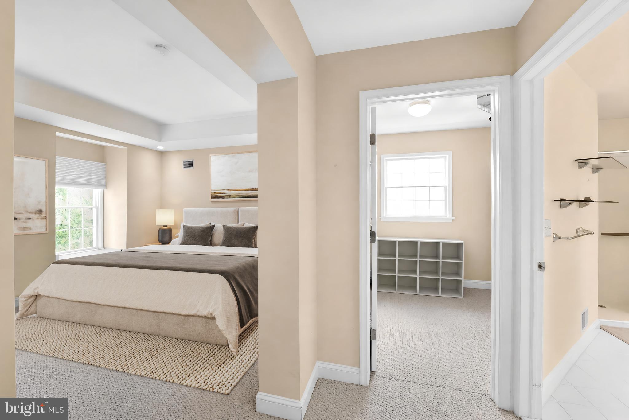 6 Hedge Row Road Princeton, NJ 08540 - Photo 28 of 32 a bedroom with a bed and a window