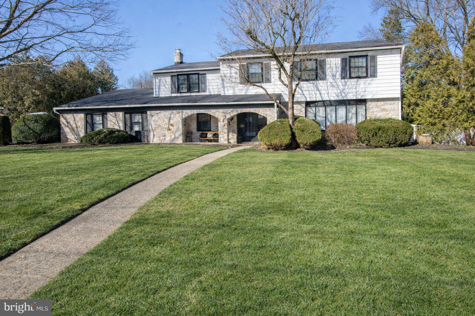 233 Lamplighter Lane Huntingdon Valley, PA 19006 - Photo 1 of 56 Exterior Front (photo has been digitally altered)
