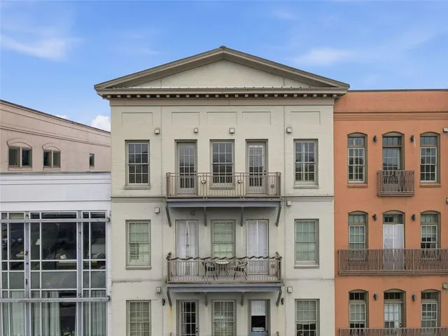 a front view of residential building