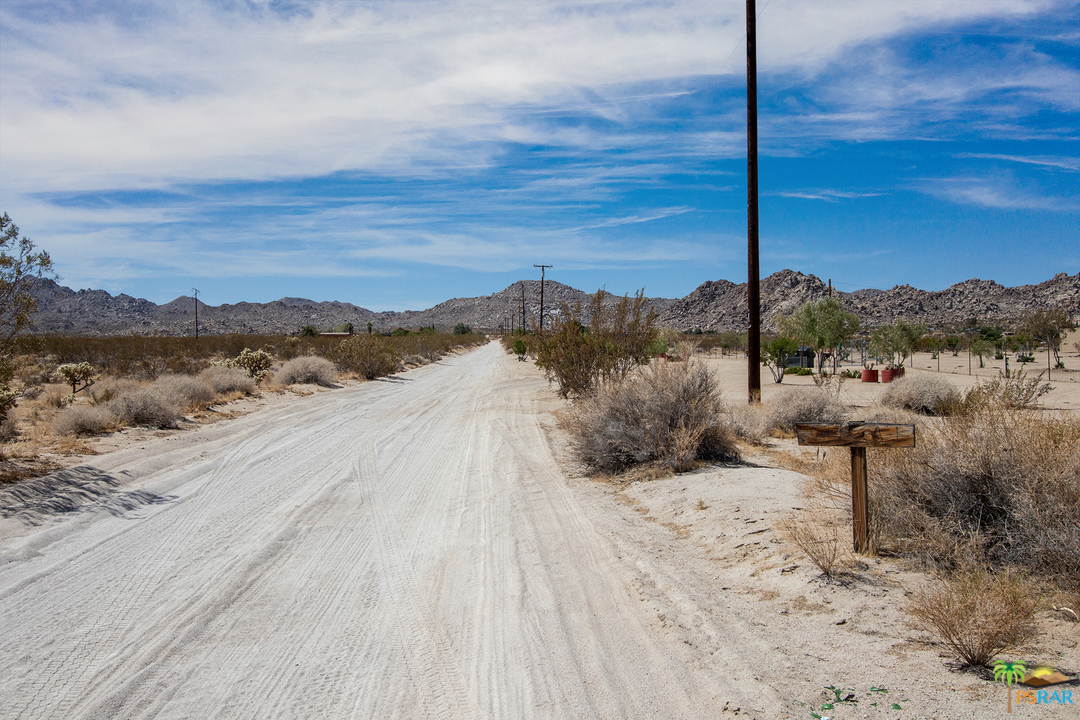 6556 Sunkist Road Joshua Tree, CA 92252 - Photo 11 of 17 a view of a road with an ocean beach