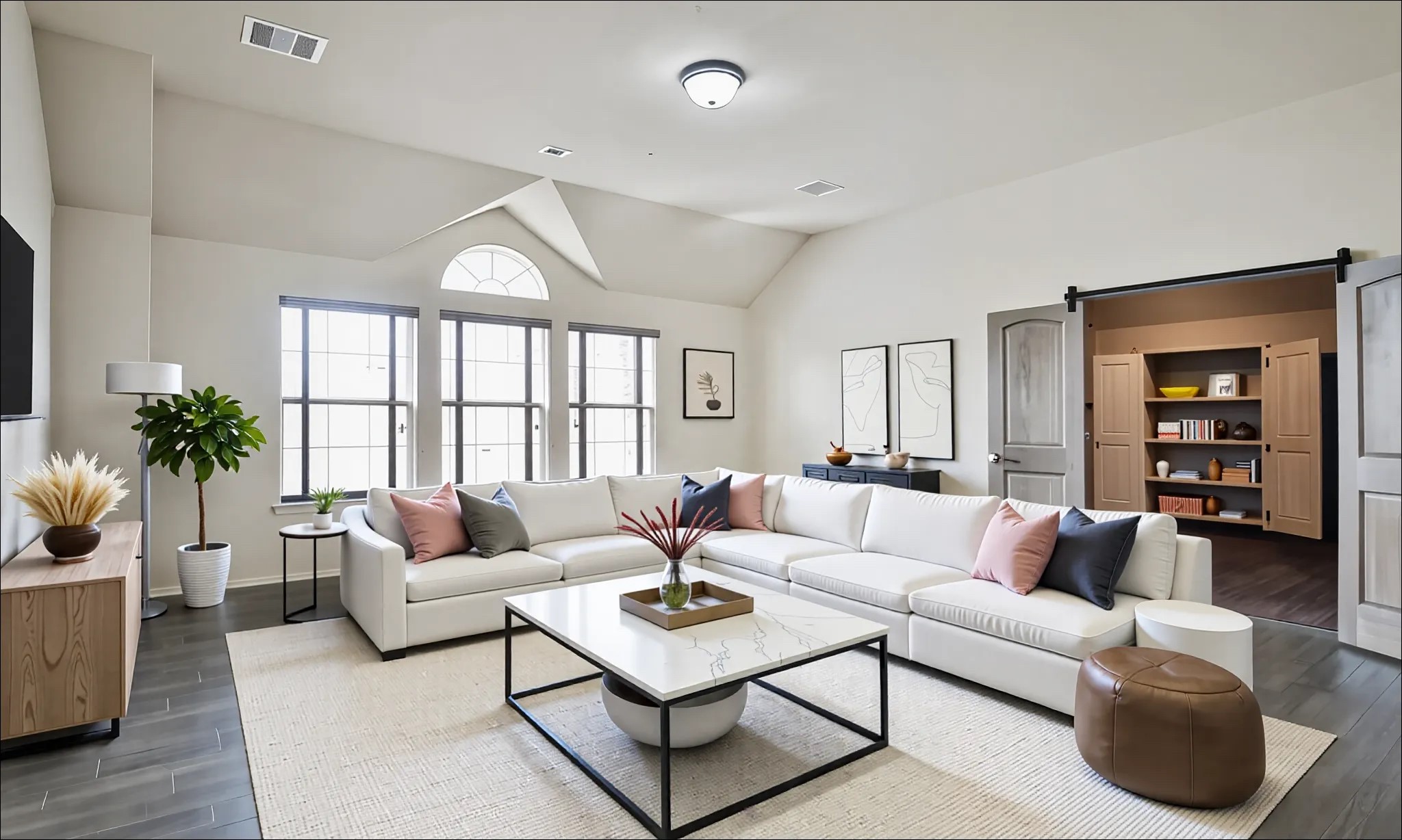 19818 Iceland Court Spring, TX 77379 - Photo 22 of 35 a living room with furniture and a large window
