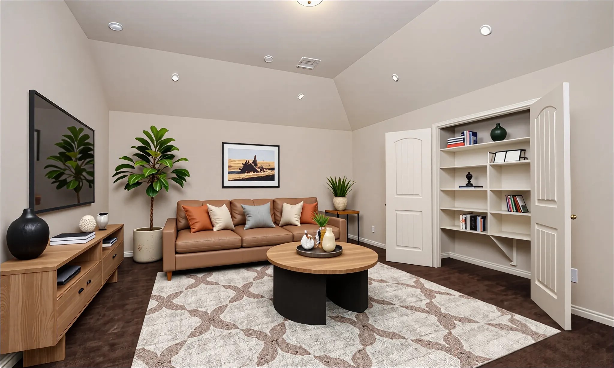 19818 Iceland Court Spring, TX 77379 - Photo 30 of 35 a living room with furniture and a potted plant