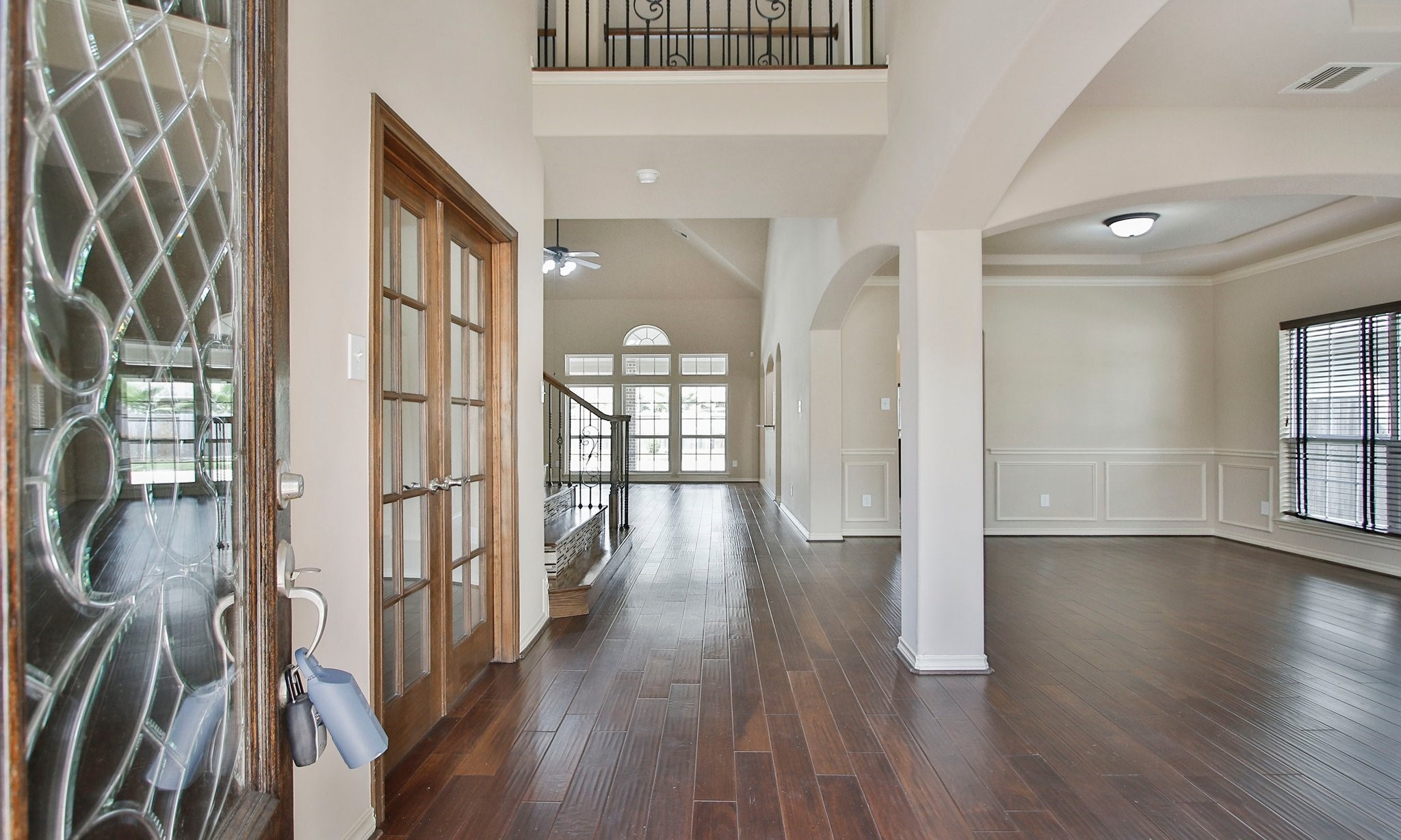 19818 Iceland Court Spring, TX 77379 - Photo 5 of 35 a view of an entryway with wooden floor