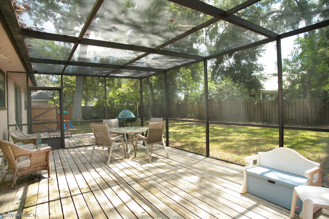 1342 Pinewood Road Jacksonville Beach, FL 32250 - Photo 6 of 7 Screened Deck