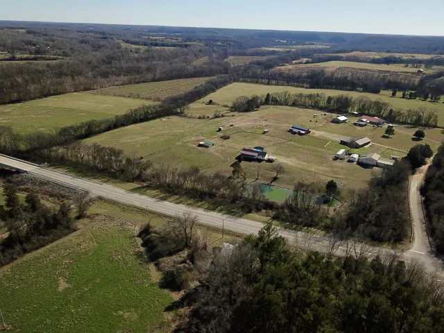 a view of a lake with a mountain