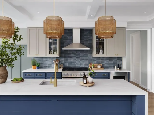 a living room with fireplace and a fireplace