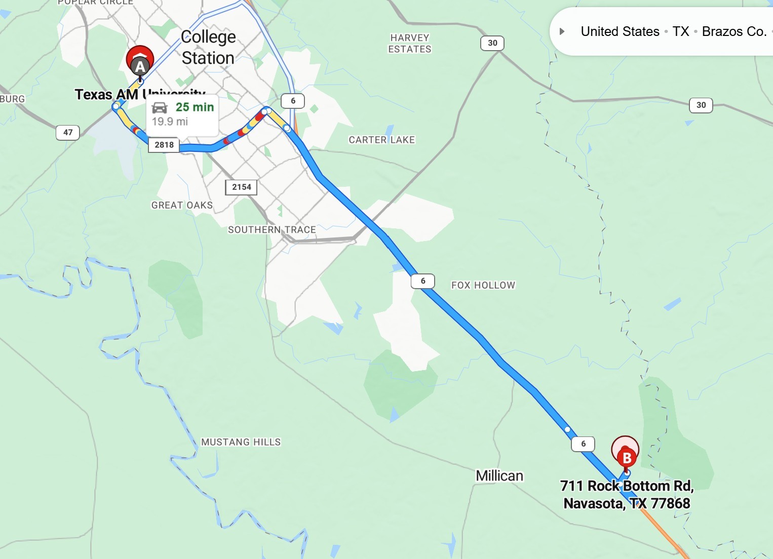 711 Rock Bottom Road Navasota, TX 77868 - Photo 3 of 6 a close up of a wall