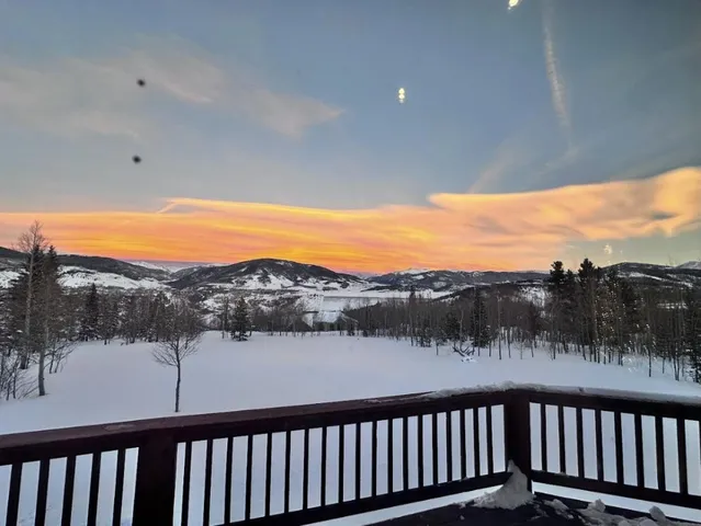 a view of a city from a balcony