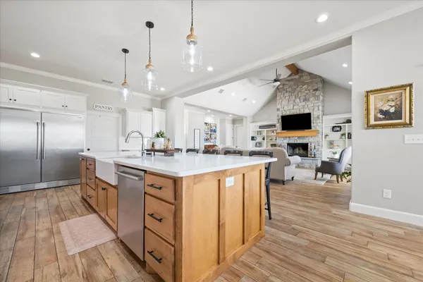 a room with storage and utility