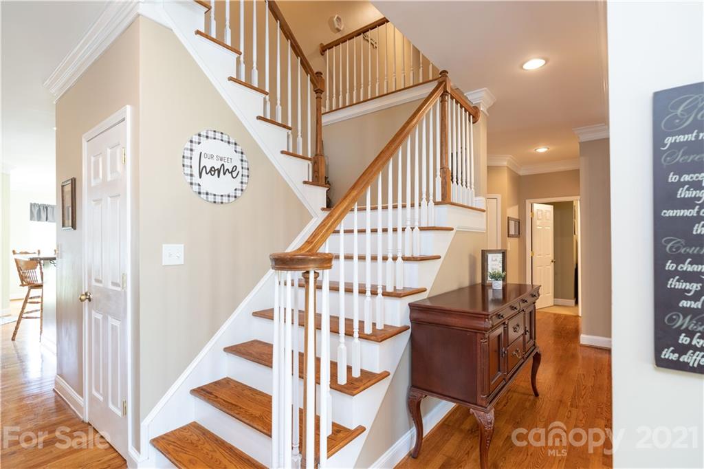 196 Cedar Grove Road York, SC 29745 - Photo 20 of 45 a view of entryway and hall with wooden floor