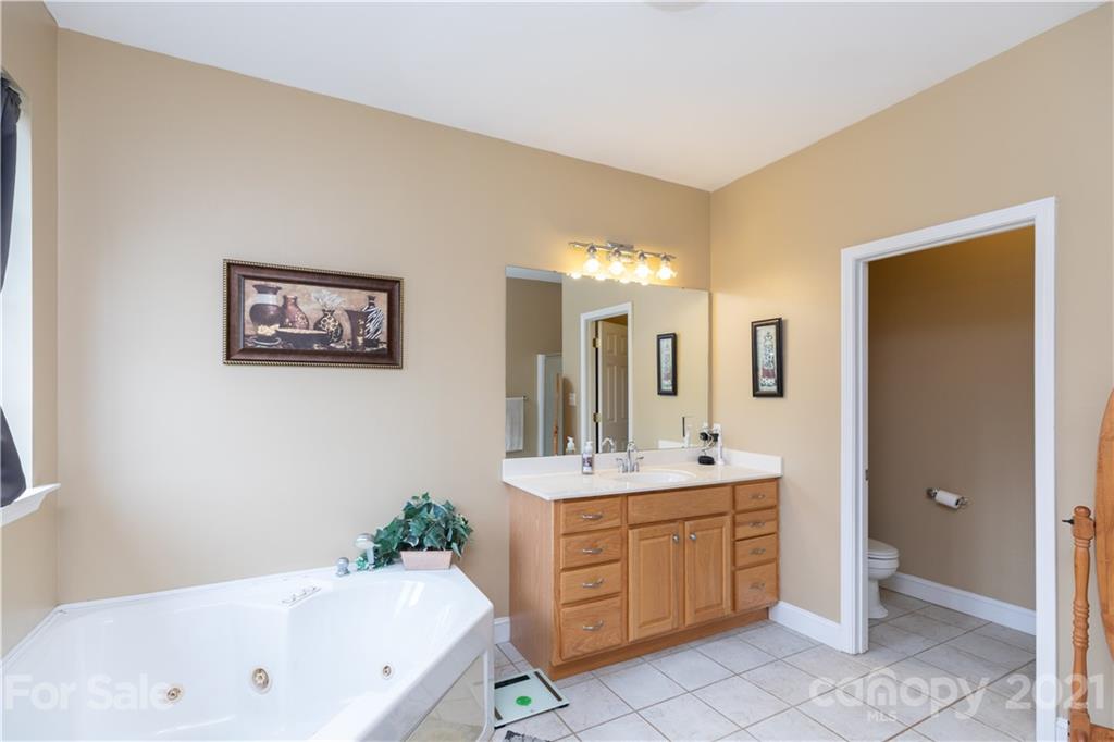 196 Cedar Grove Road York, SC 29745 - Photo 30 of 45 a bathroom with a tub a sink and mirror