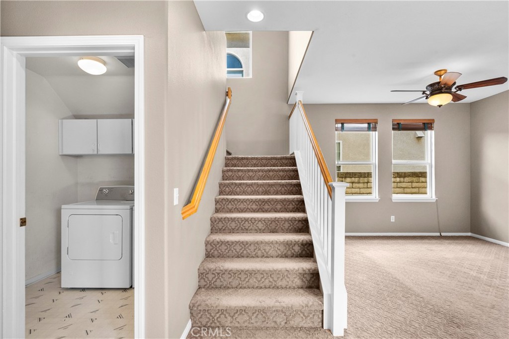 25558 Fitzgerald Avenue Stevenson Ranch, CA 91381 - Photo 26 of 55 a view of an entryway with wooden floor and livingroom view