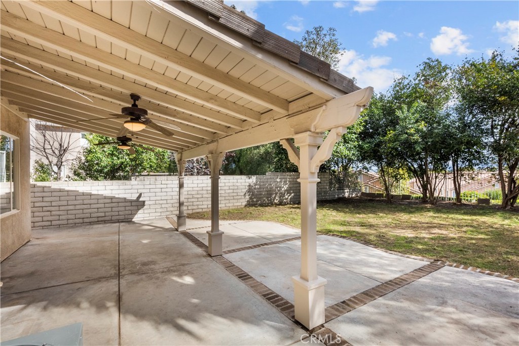 25558 Fitzgerald Avenue Stevenson Ranch, CA 91381 - Photo 47 of 55 a view of a backyard