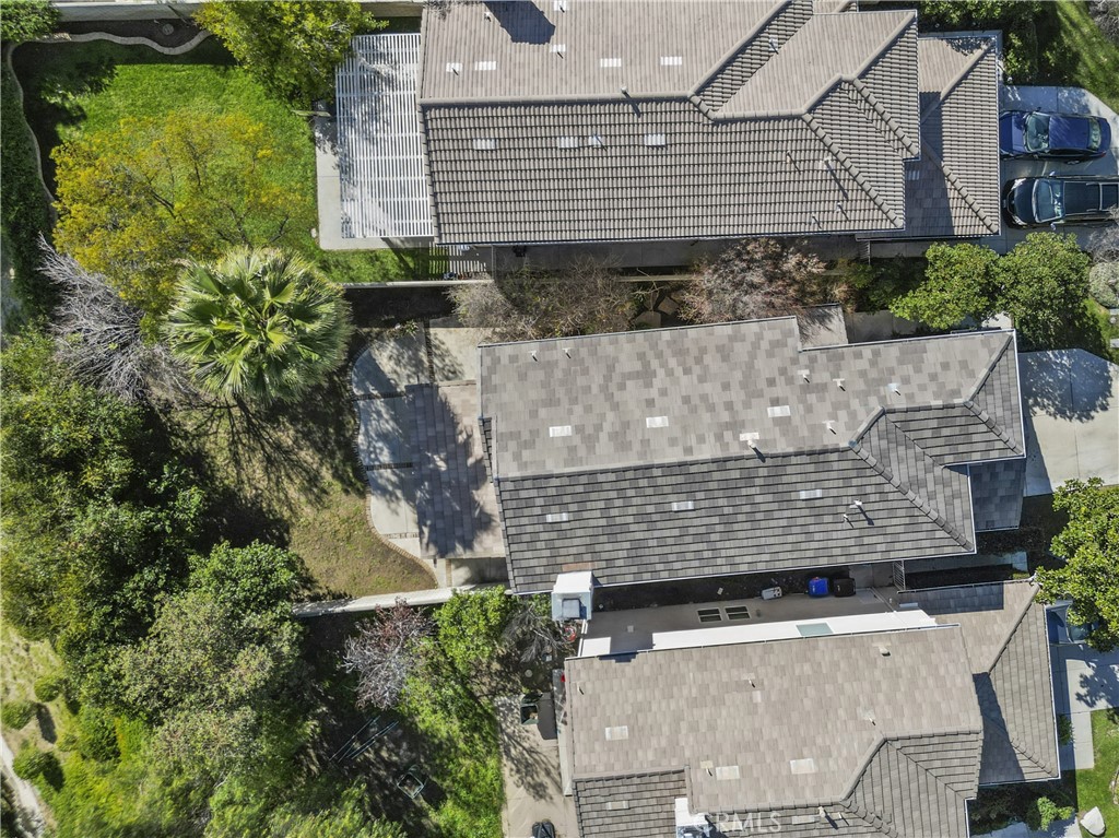 25558 Fitzgerald Avenue Stevenson Ranch, CA 91381 - Photo 53 of 55 an aerial view of a house with a yard