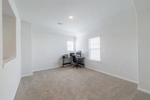 a room with a window