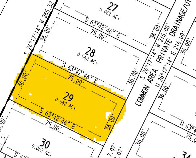 73 Plimsoll Way Santa Rosa Beach, FL 32459 - Photo 12 of 53 Subdivsion Plat portion of Lot image - 7