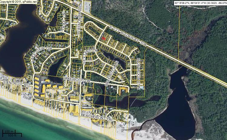 73 Plimsoll Way Santa Rosa Beach, FL 32459 - Photo 9 of 53 County Map Image showing Beach - 73 Plim