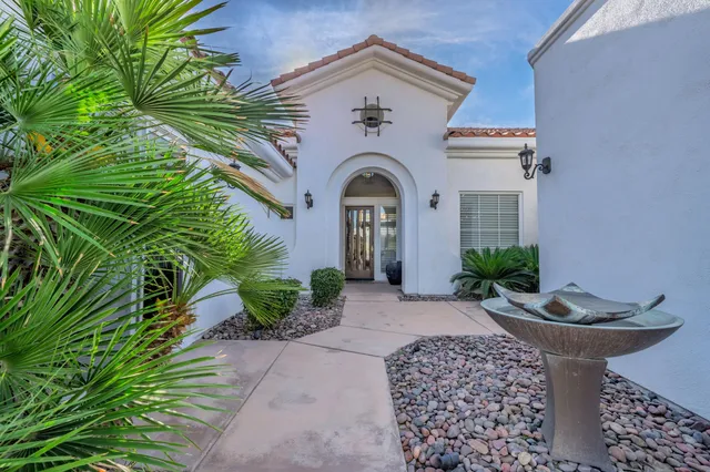 a house view with a outdoor space