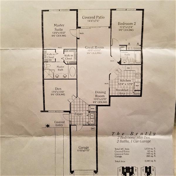 16055 Sims Road, Unit 102 Delray Beach, FL 33484 - Photo 58 of 60 Floor Plan
