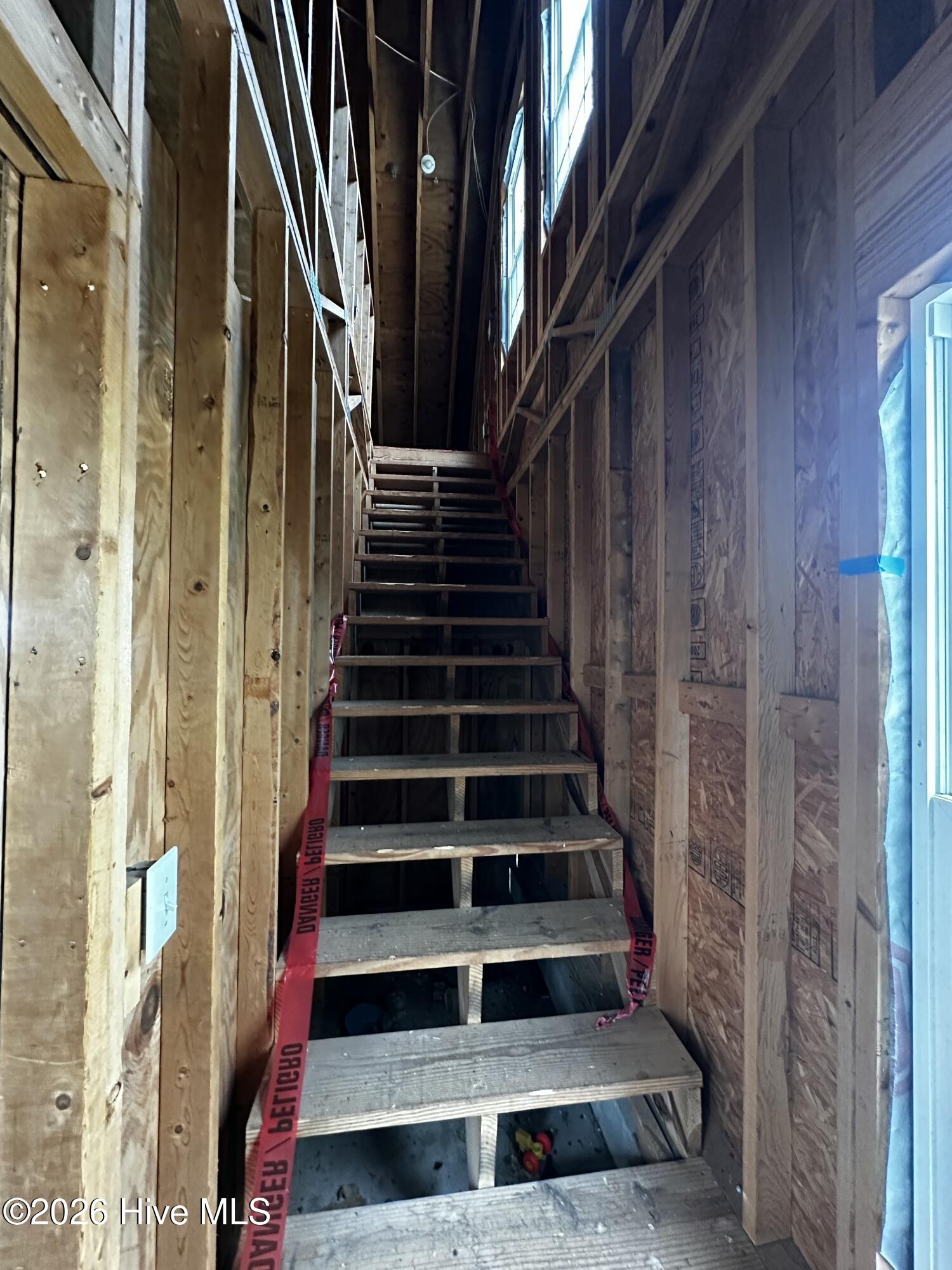 209 Old Ironsides Road Newport, NC 28570 - Photo 42 of 52 Stairs on detached garage