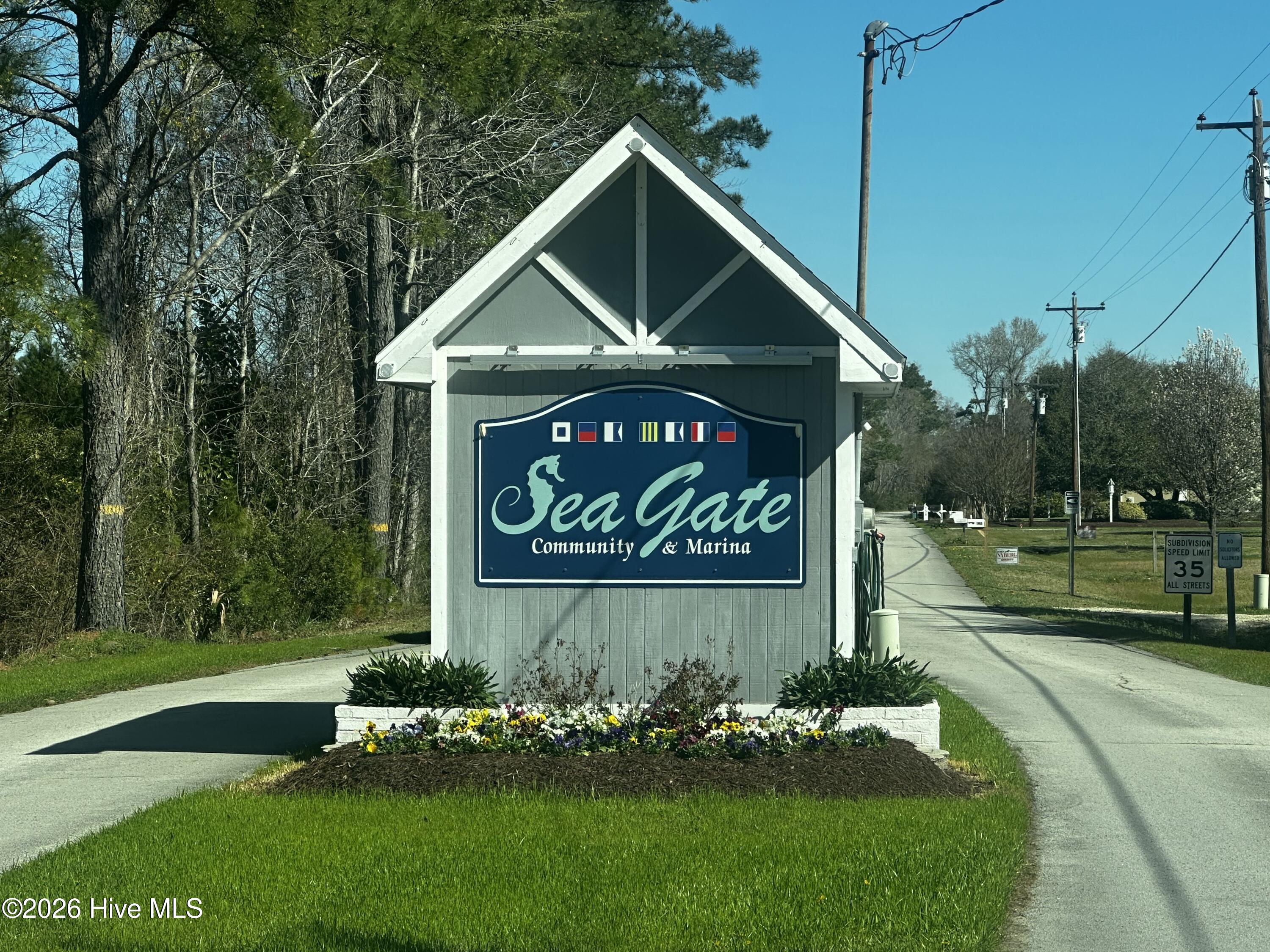 209 Old Ironsides Road Newport, NC 28570 - Photo 47 of 52 Entrance to Neighborhood