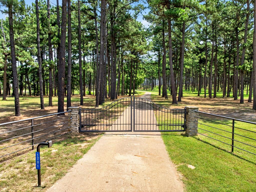 1201 Robbins Road Athens, TX 75751 - Photo 3 of 40 Private electric gated entrance to 1201 Robbins Road.