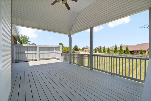a view of a house with a deck