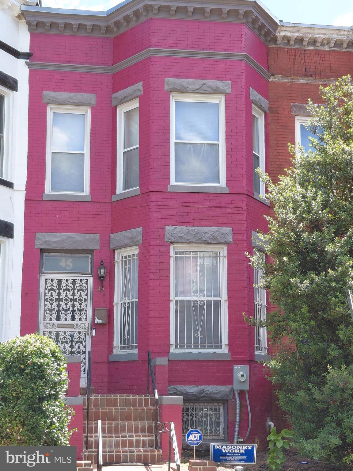 45 R Street Northeast Washington, DC 20002 - Photo 41 of 42 FRONT ENTRY TO MAIN AND LOWER LEVEL