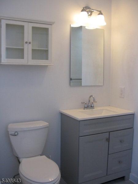 41 Bridge Street Frenchtown, NJ 08825 - Photo 10 of 16 a bathroom with a toilet sink and mirror